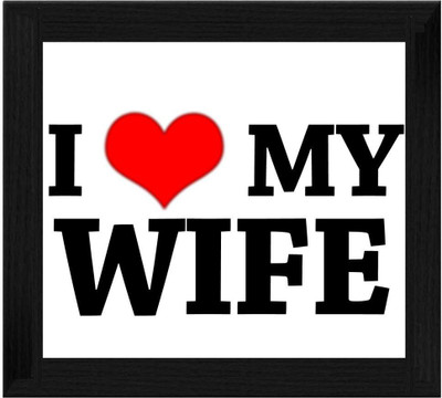 44% OFF on Ellicon B166 I Love My Wife Showpiece - 19.5 cm