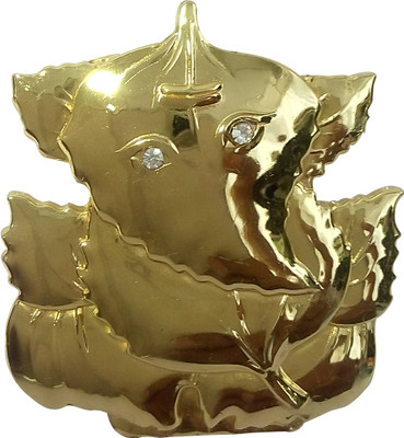 39% OFF on Aadi Shakti Leaf Style Golden colored Car Ganesha Statue By Returnfavors Showpiece - 4 cm 39% OFF on Aadi Shakti Leaf Style Golden colored Car Ganesha Statue By Returnfavors Showpiece - 4 cm