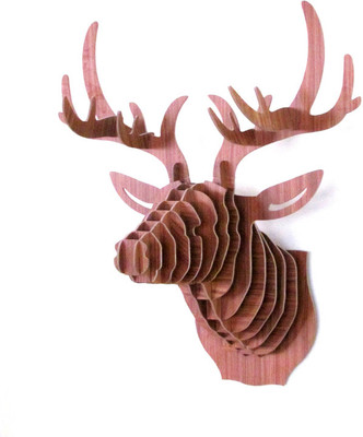 37% OFF on Panache Animal Head AH005-Brown2 Showpiece - 80 cm