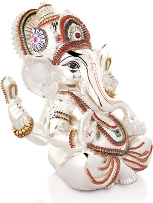 Episode Silver Plated Raja Ganesh Large Showpiece - 37 cm Episode Silver Plated Raja Ganesh Large Showpiece - 37 cm