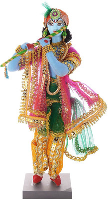 25% OFF on A33 Store A33 Cotton Stuff Young Krishna Art Doll Showpiece - 12 cm