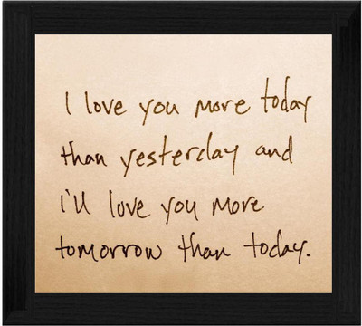 44% OFF on Ellicon B568 Love Quotes Showpiece - 19.5 cm