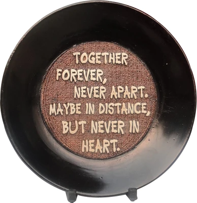 48% OFF on Tiedribbons Together Forever Plaque Valentine Day Gifts Showpiece - 17 cm