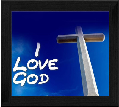 44% OFF on Ellicon B147 I Love God Showpiece - 19.5 cm