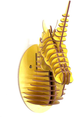 37% OFF on Panache Animal Head AH007-Yellow2 Showpiece - 80 cm