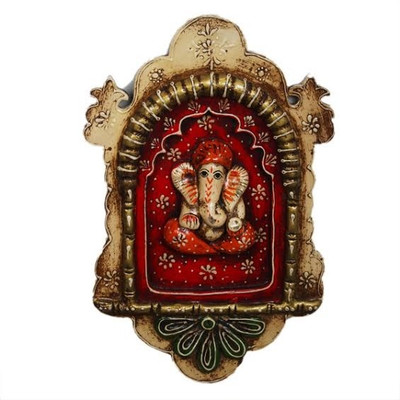 38% OFF on Purpledip Lord Ganesha Showpiece - 20 cm