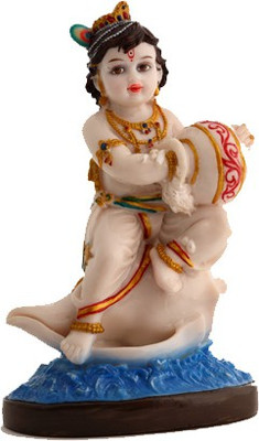 Matchless Gifts Bal Krishna Showpiece - 16 cm Matchless Gifts Bal Krishna Showpiece - 16 cm
