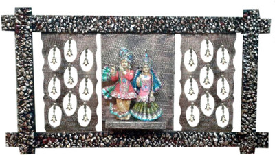 6% OFF on Krafthub Radha Krishna Housed In Frame Having Bells And Stone Studded Border Showpiece - 86 cm 6% OFF on Krafthub Radha Krishna Housed In Frame Having Bells And Stone Studded Border Showpiece - 86 cm