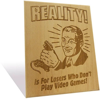 Engrave Reality Bytes Plaque Small Showpiece - 25 cm Engrave Reality Bytes Plaque Small Showpiece - 25 cm