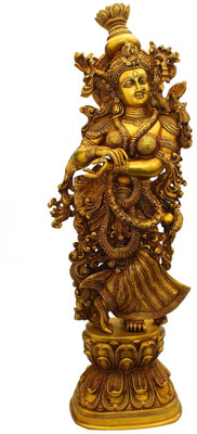 StatueStudio Radha Golden Showpiece - 73.66 cm StatueStudio Radha Golden Showpiece - 73.66 cm