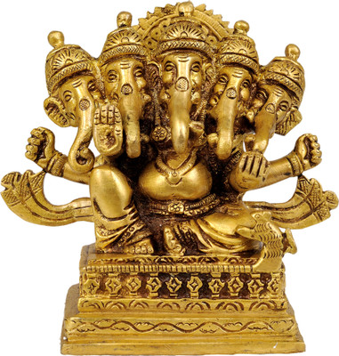 20% OFF on Exotic India Pancha-Mukha Ganesha Showpiece - 12.7 cm 20% OFF on Exotic India Pancha-Mukha Ganesha Showpiece - 12.7 cm