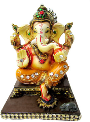 7% OFF on Creativity Centre Singhasan Ganesha Showpiece - 16.5 cm 7% OFF on Creativity Centre Singhasan Ganesha Showpiece - 16.5 cm