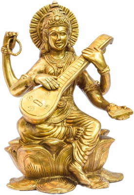 StatueStudio Durga Golden Showpiece - 25.4 cm StatueStudio Durga Golden Showpiece - 25.4 cm