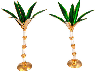 53% OFF on Siri Creations Suger Cane with Enamel Showpiece - 8 cm Silver, Multicolor