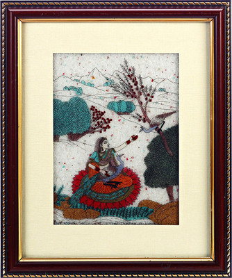 67% OFF on Aapno Rajasthan Lady Sitting With Peacocks Showpiece - 31 cm 67% OFF on Aapno Rajasthan Lady Sitting With Peacocks Showpiece - 31 cm