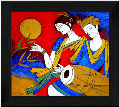 44% OFF on Ellicon B100 Abstract Painting Showpiece - 19.5 cm