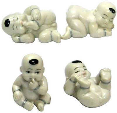 60% OFF on Eshoppee Feng Shui Wish Completion Baby Set For Born A Boy Showpiece - 16 cm