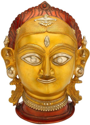 StatueStudio Parvati Head Golden Yellow Showpiece - 30.48 cm StatueStudio Parvati Head Golden Yellow Showpiece - 30.48 cm