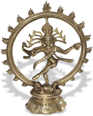 18% OFF on DakshCraft Lord Natraj Dancing Statue for Prosperity Showpiece - 20 cm
