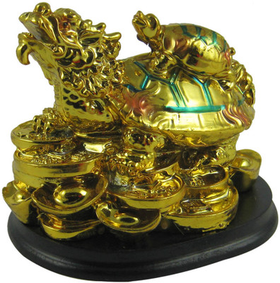 28% OFF on Eshoppee Vastu Feng Shui Feng Shui Dragon Tortoise With Child Showpiece - 7 cm 28% OFF on Eshoppee Vastu Feng Shui Feng Shui Dragon Tortoise With Child Showpiece - 7 cm