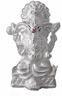 14% OFF on Taraash 999 Silver Shree Ganeshji Idol GI1235F Showpiece - 6 cm Silver, Silver 14% OFF on Taraash 999 Silver Shree Ganeshji Idol GI1235F Showpiece - 6 cm Silver, Silver