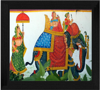 44% OFF on Ellicon B45 Indian People Painting Showpiece - 19.5 cm