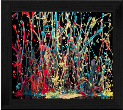 44% OFF on Ellicon B21 Colorful Abstract Frame Showpiece - 19.5 cm