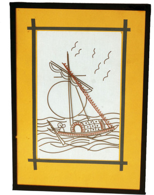 33% OFF on Karukraft Designer Handmade Copper Coil Wall Hanging Vessel Showpiece - 27 cm 33% OFF on Karukraft Designer Handmade Copper Coil Wall Hanging Vessel Showpiece - 27 cm