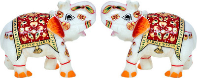 50% OFF on Vaah Marble Elephant Pair Showpiece - 10.16 cm 50% OFF on Vaah Marble Elephant Pair Showpiece - 10.16 cm