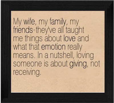 44% OFF on Ellicon B634 Quotation For Wife Showpiece - 19.5 cm