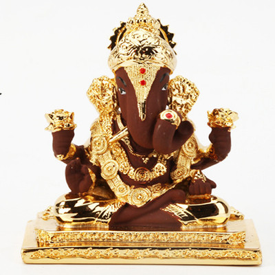 9% OFF on Ghasitaram Gifts LM TK 29B Folded Trunk Ganesha Showpiece -