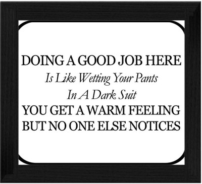 44% OFF on Ellicon B671 Office Funny Frame Showpiece - 19.5 cm