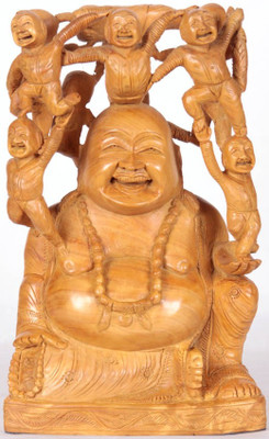 19% OFF on Exotic India Laughing Buddha Showpiece - 20.32 cm 19% OFF on Exotic India Laughing Buddha Showpiece - 20.32 cm