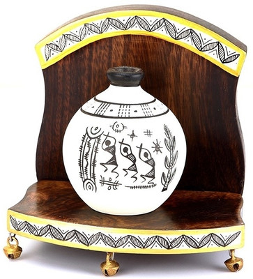17% OFF on Indikala Wooden Stand With 1 Pot Showpiece - 16.7 cm 17% OFF on Indikala Wooden Stand With 1 Pot Showpiece - 16.7 cm
