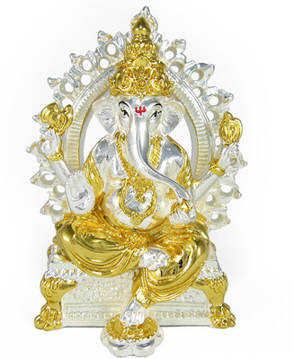 53% OFF on IndiaBuye Ganesh Singhasan Showpiece - 9 cm 53% OFF on IndiaBuye Ganesh Singhasan Showpiece - 9 cm