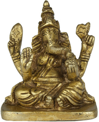 20% OFF on Exotic India Lord Ganesha Granting Abhaya to His Devotees (Small Statue) Showpiece - 5.3340000000000005 cm 20% OFF on Exotic India Lord Ganesha Granting Abhaya to His Devotees (Small Statue) Showpiece - 5.3340000000000005 cm