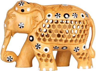25% OFF on Priyakala Inlay Elephant Harmonized On Whitewood Showpiece - 10.16 cm 25% OFF on Priyakala Inlay Elephant Harmonized On Whitewood Showpiece - 10.16 cm