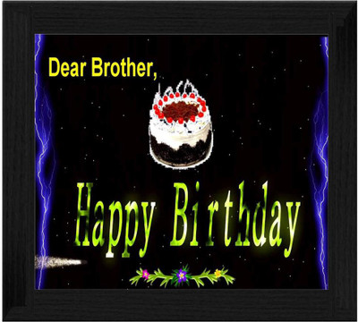 44% OFF on Ellicon B447 Dear Brother Happy Birthday Showpiece - 19.5 cm