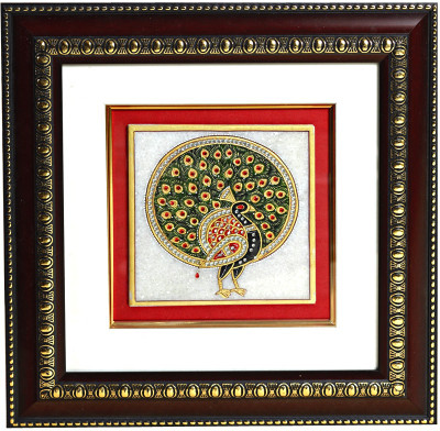 33% OFF on Aapno Rajasthan Hand Painted Peacock Hanging Showpiece - 27.94 cm 33% OFF on Aapno Rajasthan Hand Painted Peacock Hanging Showpiece - 27.94 cm