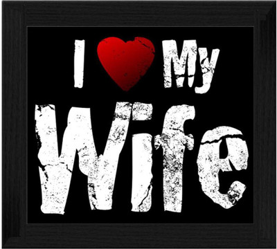 44% OFF on Ellicon B609 I Love My Wife Showpiece - 19.5 cm