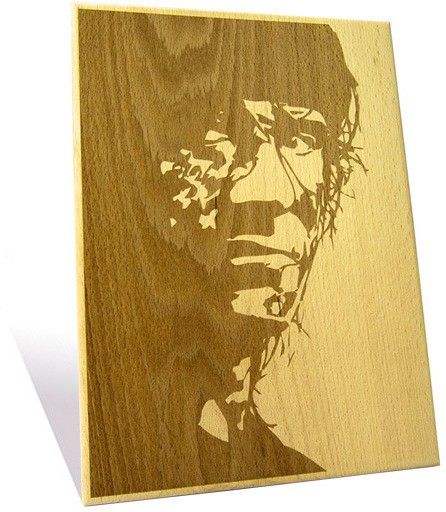 Engrave Sylvester Stallone Plaque Small Showpiece - 25 cm Engrave Sylvester Stallone Plaque Small Showpiece - 25 cm