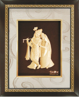 23% OFF on FineDor 24K Gold Leaf Frames Radha Krishna Showpiece - 25 cm 23% OFF on FineDor 24K Gold Leaf Frames Radha Krishna Showpiece - 25 cm