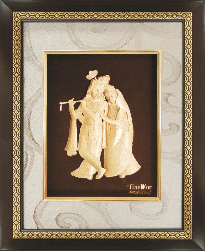 23% OFF on FineDor 24K Gold Leaf Frames Radha Krishna Showpiece - 48 cm 23% OFF on FineDor 24K Gold Leaf Frames Radha Krishna Showpiece - 48 cm