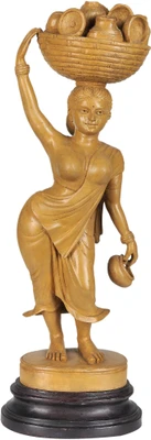 20% OFF on Exotic India A Lady Selling Pots Showpiece - 44.958 cm 20% OFF on Exotic India A Lady Selling Pots Showpiece - 44.958 cm