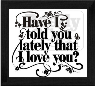 44% OFF on Ellicon B254 Love Quotes Showpiece - 19.5 cm