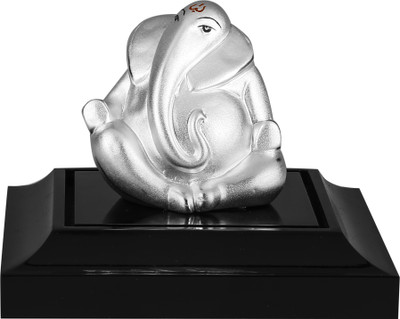 13% OFF on Krysaliis Ganesha Idol Showpiece - 6 cm Silver, Silver