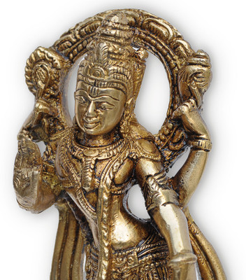 2% OFF on DakshCraft Standing Vishnu Brass Statue from India Showpiece - 20 cm 2% OFF on DakshCraft Standing Vishnu Brass Statue from India Showpiece - 20 cm