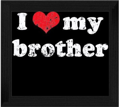 44% OFF on Ellicon B408 I Love My Brother Showpiece - 19.5 cm