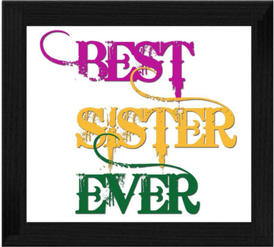 44% OFF on Ellicon B508 Best Sister Ever Showpiece - 19.5 cm