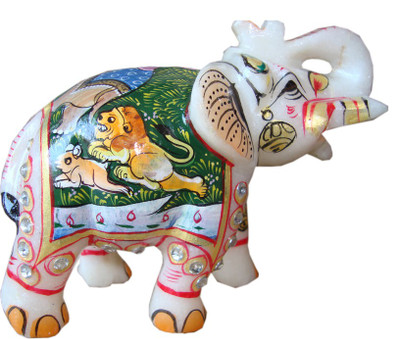 35% OFF on Haveli Arts Hand Painted Elephent Showpiece - 9 cm 35% OFF on Haveli Arts Hand Painted Elephent Showpiece - 9 cm